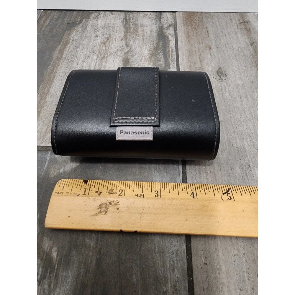 Lot of 2 Genuine Panasonic Black Carrying Storage Cases Pouches Travel Organizer